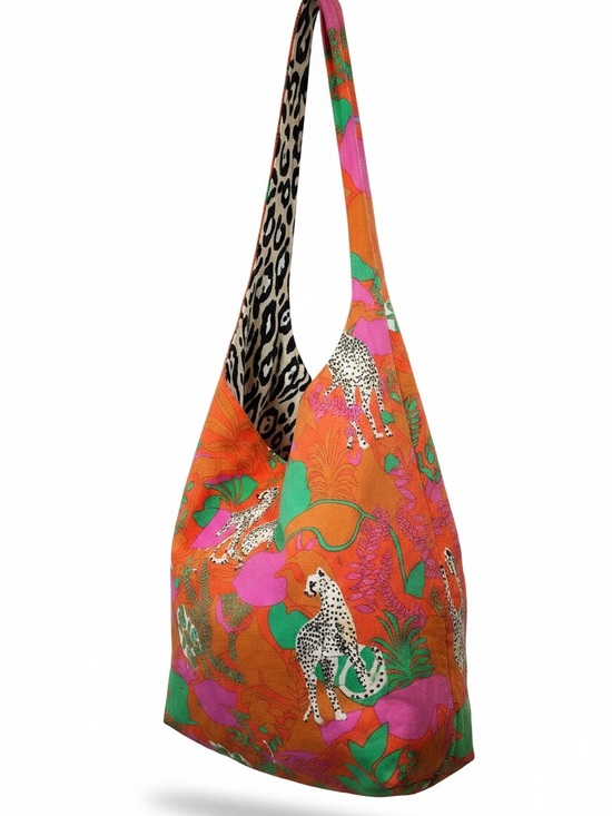 CAbi Handbags - Cabi Reversible Animal Print Sling Tote Bag Jungle Boho